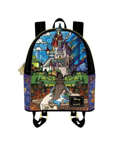 Mochila loungefly disney la bella y la bestia castillo