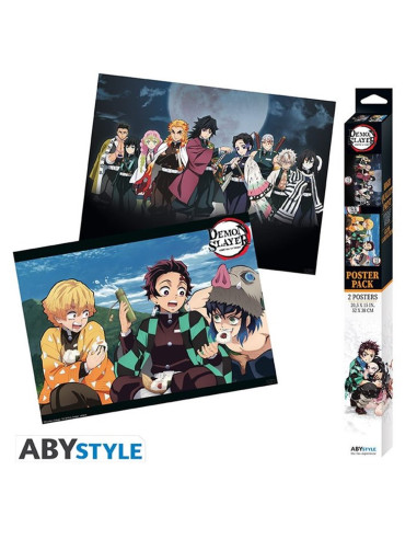 Set de 2 poster demon slayer