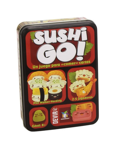 Juego de mesa devir sushi go pegi 10