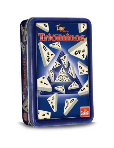 Juego de mesa triominos caja metalica pegi 6