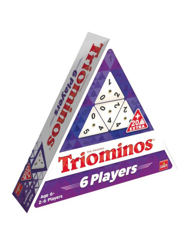 Juego de mesa triominos 6 jugadores pegi 6