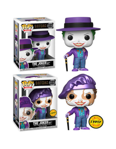 Funko pop dc joker con sombrero 1989 con version chase