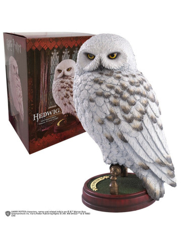 Figura the noble collection harry potter criaturas magicas estatua resina hedwig 24 cm