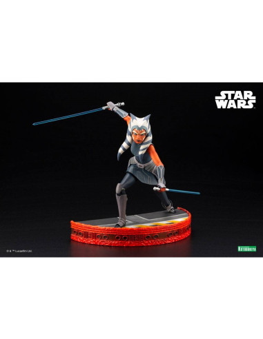 Figura kotobukiya star wars the clone wars ahsoka tano artfxj 24 cm