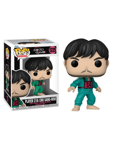 Funko pop series tv el juego del calamar jugador 218: sang - woo 64798