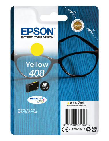 Cartucho tinta epson 408 amarillo durabrite ultra ink