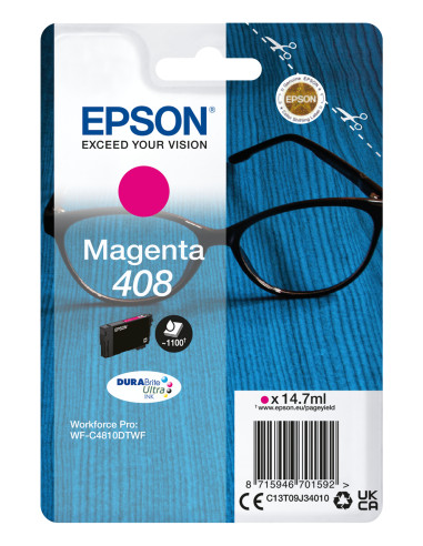 Cartucho tinta epson 408 magenta durabrite ultra ink