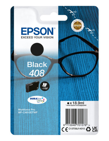 Cartucho tinta epson 408 negro durabrite ultra ink