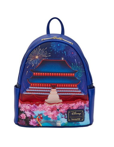 Mochila loungefly disney castillo mulan