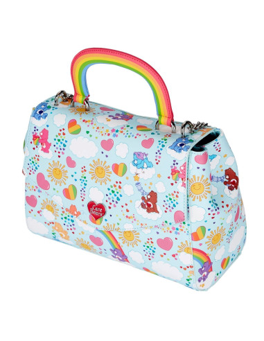 Bolso loungefly con asa arcoiris osos amorosos