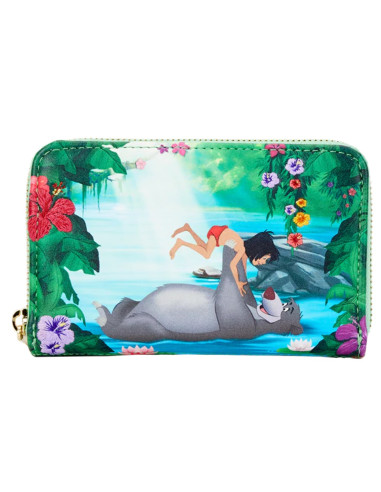 Cartera loungefly disney el libro de la jungla necessities zip around wallet