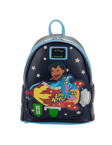 Mochila loungefly disney lilo & stitch aventura espacial lilo & stitch mini backpack