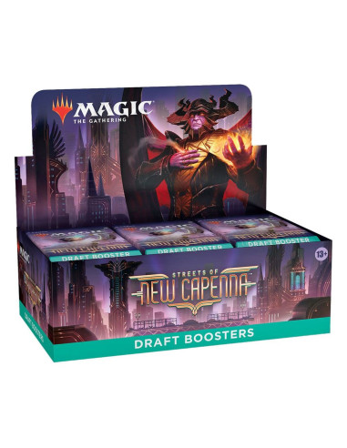 Juego de cartas wizards of the coast magic the gathering streets of new capenna caja de sobres draft (36) inglés