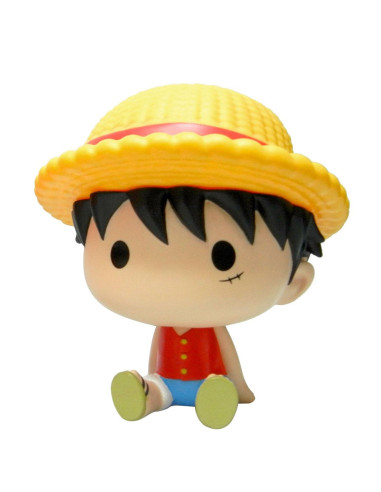 Figura hucha plastoy one piece luffy chibi