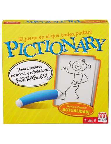 Juego mattel games pictionary original en castellano pegi 8