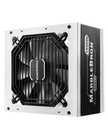 Fuente alimentacion enermax marblebron rgb gaming atx 850w blanca