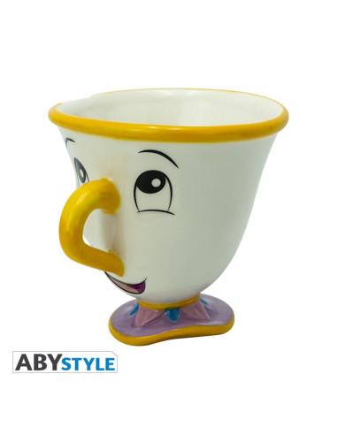 Taza 3d abystyle disney la bella y la bestia -  chip