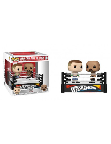 Funko pop deportes wwe cena vs rock 61463