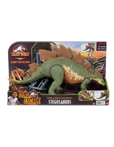 Figura mattel jurassic world dino escape stegosaurus