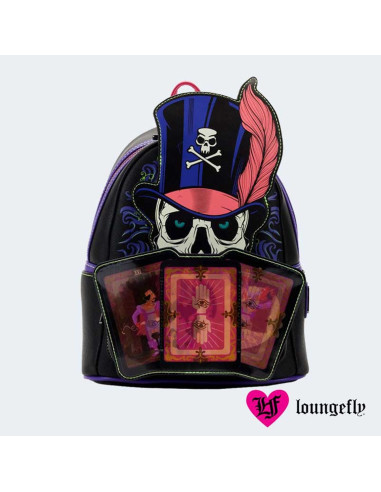 Mini mochila loungefly disney tiana y el sapo dr. facilier