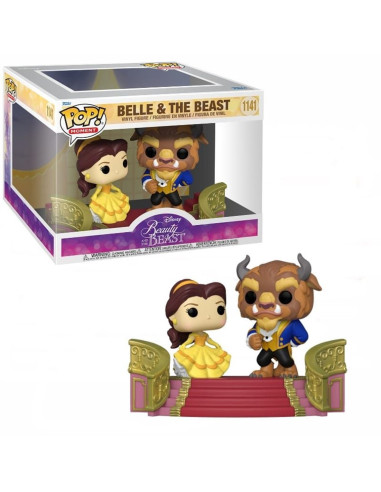 Funko pop moment pack de 2 disney la bella y la bestia bella & bestia 57588