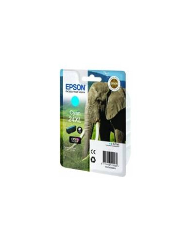 Cartucho tinta epson t243240 cian xl xp - 750 c13t24324010 -  elefante