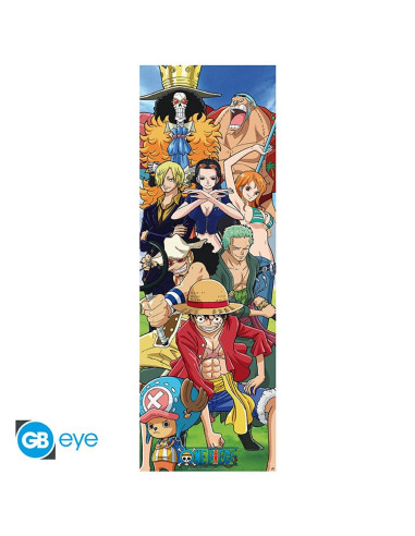 Poster de puerta gb eye one piece -  straw hats crew