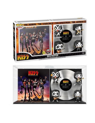 Funko pop estrellas del rock album the kiss destroyer edicion limitada brillo en la oscuridad 60995