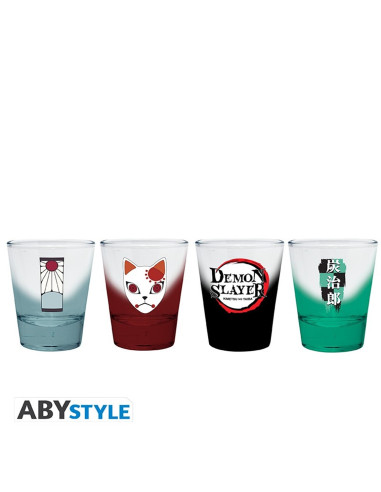 Vasos chupito abystyle demon slayer simbolos