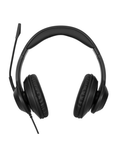 Auriculares stereo targus alambrico negro usb