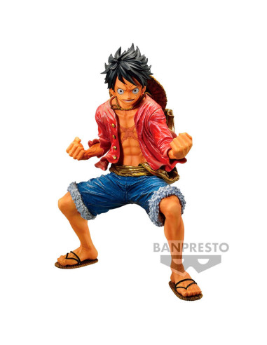 Figura banpresto one piece chronicle king of artist monkey d. luffy