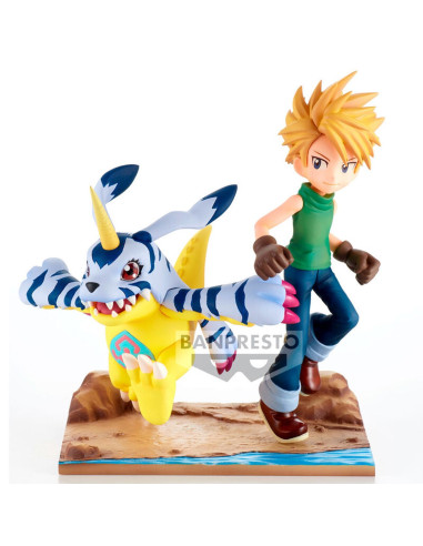 Figura banpresto digimon adventure dxf adventure archives yamato & gabumon