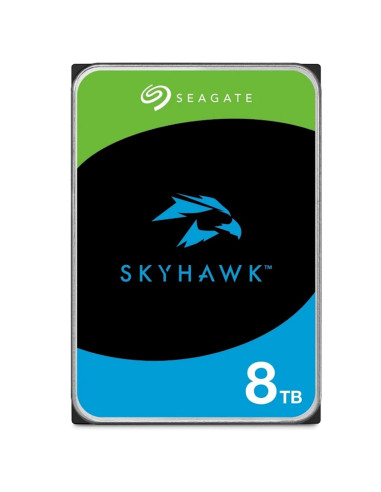 Disco duro interno hdd seagate skyhawk st8000vx010 8tb 3.5pulgadas -  256mb -  sata