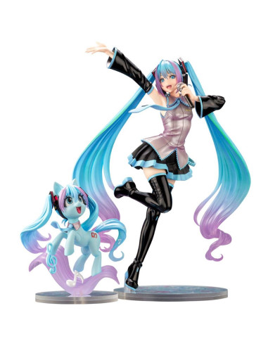 Figura kotobukiya my little pony feat hatsune miku bishoujo 22 cm