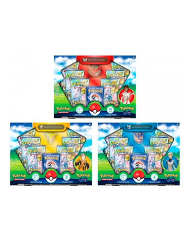 Juego de cartas pokemon tcg pokemon go special collection inglés