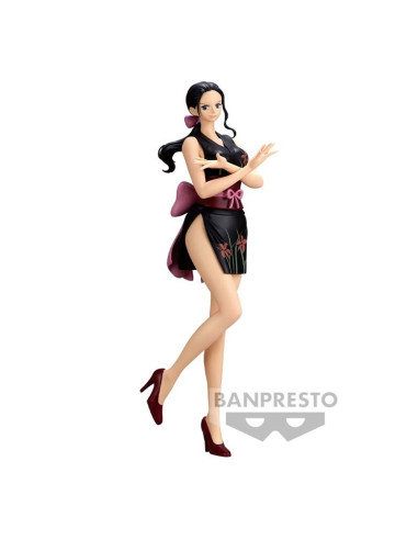 Figura banpresto one piece glitter & glamours wano county style nico robin version b