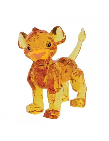 Figura enesco disney cristal el rey leon simba