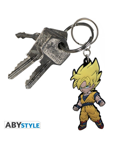 Llavero abystyle pvc  dragon ball goku super saiyan