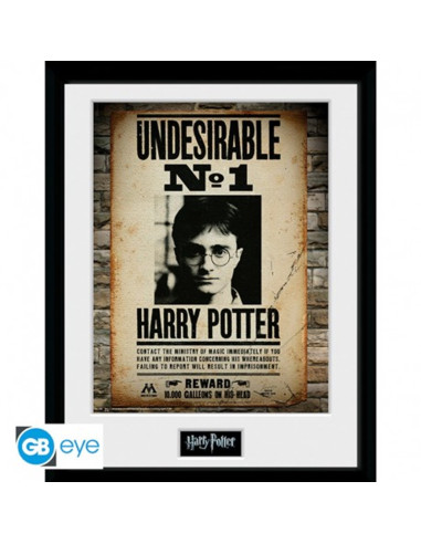 Poster enmarcado gb eye harry potter -  indeseable nº1