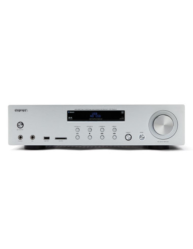 Amplificador estereo aiwa amu - 120btsr 120w silver