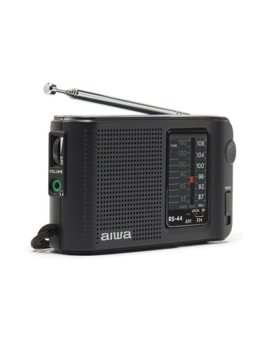 Radio portatil aiwa rs - 44 negro