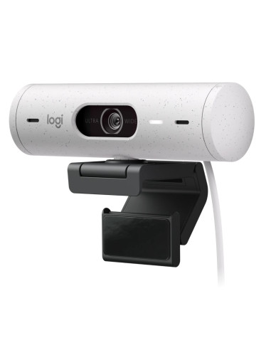 Webcam logitech brio 505 blanco crudo full hd -  usb tipo c