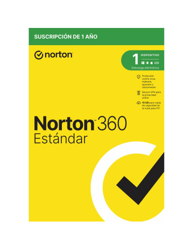 Antivirus norton 360 standard 10gb español 1 usuario 1 dispositivo 1 año caja generic rsp mm gum