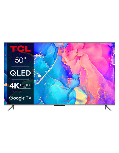 Tv tcl 50pulgadas qled 4k uhd -  50c631 -  smart tv -  hdr -  dolby audio -  hdmi -  usb