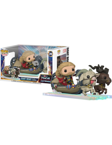 Funko pop marvel thor: love & thunder goat boat & thor 62420