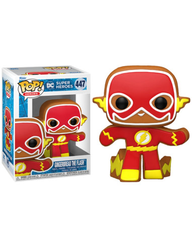 Funko pop dc comics navidad galleta jengibre the flash 64323