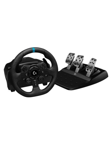 Volante y pedales logitech g923 para ps4|ps5|pc