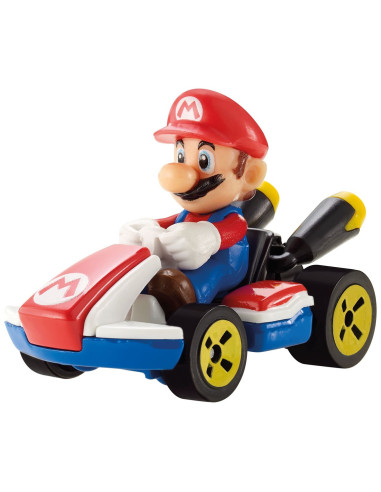 Figura mattel hot wheels mario kart -  mario