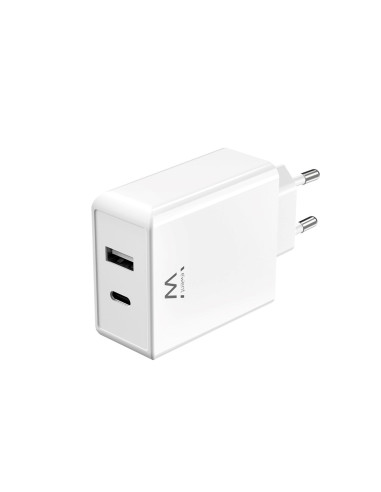 Cargador ewent ew1328 45w usb tipo a - usb tipo c