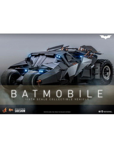 Replica hot toys 1 - 6  batmobile movie masterpiece series -  batman begins